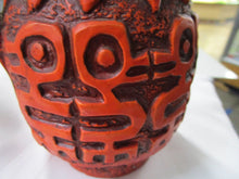 Load image into Gallery viewer, MCM Retro Caffco Japan Ceramic Vase Urn Primitive Bird Motif
