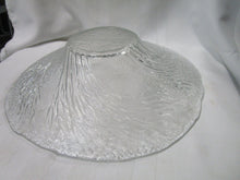 Load image into Gallery viewer, Vintage Finland Mantsalan Lasisepat Clear Glass Tree Motif Large Decor Bowl
