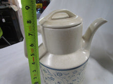 Load image into Gallery viewer, Vintage Temper-Ware by Lenox Blue Breeze Coffee Teapot

