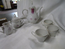 Load image into Gallery viewer, Vintage Wheat Pattern with Pink Accents Tea Service Set
