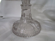Load image into Gallery viewer, Vintage Imperial Glass Kayak Pattern Clear Glass Pedestal Cake Stand
