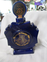 Load image into Gallery viewer, 1973 Ezra Brooks VFW 75th Anniversary Collector Decanter EMPTY
