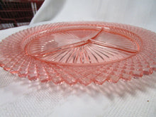 Load image into Gallery viewer, Vintage Anchor Hocking Miss America Pink Depression Glass Three Part Divided Dish
