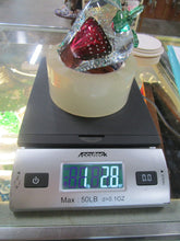 Load image into Gallery viewer, Vintage MP Marian Pyrcak Art Glass Strawberry Glass Paperweight
