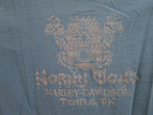 Load image into Gallery viewer, Harley Davidson, XLarge, Womens Shirt, Blue, Temple TX, Horny Toad
