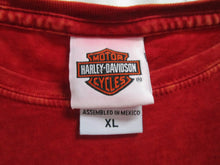 Load image into Gallery viewer, Harley Davidson, XLarge, Womens Shirt, Red Tie Die, Wichita KS

