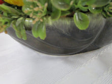 Load image into Gallery viewer, Vintage Hull USA F77 Pottery Green Drip Glaze Planter with Plastic Fruit
