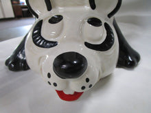 Load image into Gallery viewer, Vintage Avon Ceramic White/Black Upside Panda Cookie Jar
