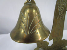 Load image into Gallery viewer, Vintage Asian Oriental Brass Man with Dinner Bell and Hammer
