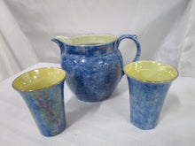 Load image into Gallery viewer, Vintage Byzanta Ware Stoke on Trent England, Pitcher and Two Tumblers
