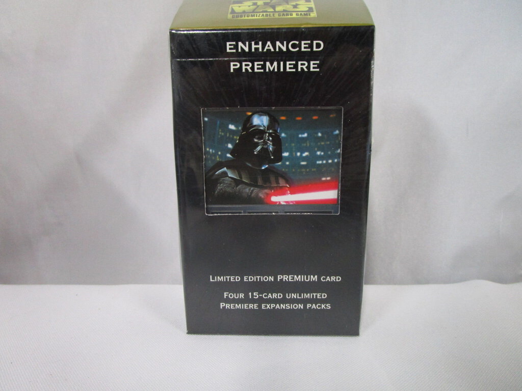 1998 Star Wars Enhanced Premiere CCG Box (Sealed), Darth Vader with Lightsaber