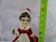 Load image into Gallery viewer, Vintage Artmark Bradley Victorian Christmas Holiday Doll with Original Plastic Stand
