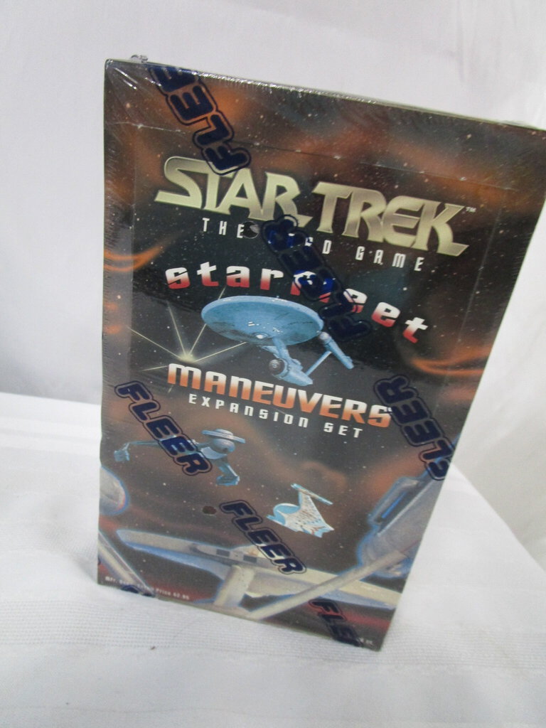 1996 Star Trek The Card Game, Starfleet Manuevers 36 Expansion Set Display Box Factory Sealed