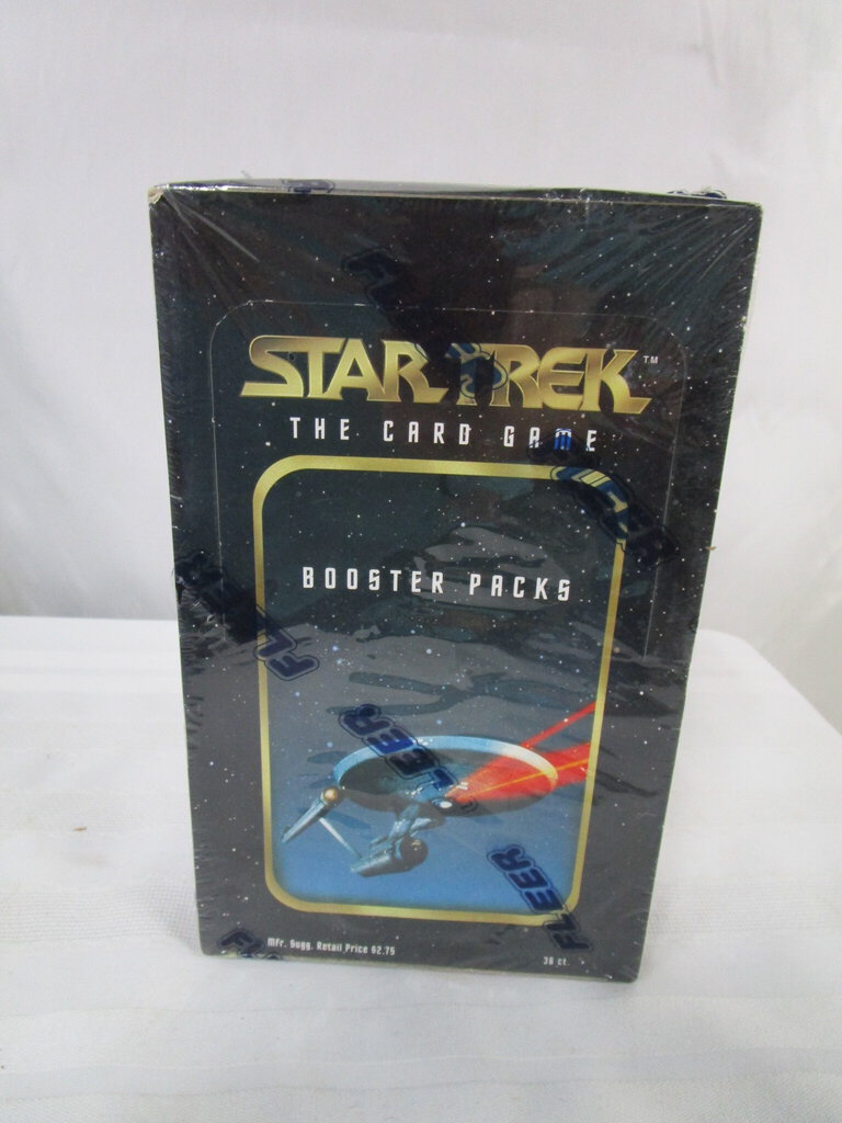 Fleer 1996 Star Trek The Card Game, 36 Booster Pack Display Box, Sealed