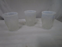 Load image into Gallery viewer, Vintage Mosser Glass French Beaded Opalescent Shell Tumblers Water Glasses Set of 3
