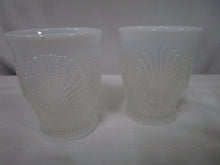 Load image into Gallery viewer, Vintage Mosser Glass French Beaded Opalescent Shell Tumblers Water Glasses Set of 3
