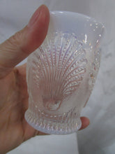 Load image into Gallery viewer, Vintage Mosser Glass French Beaded Opalescent Shell Tumblers Water Glasses Set of 3
