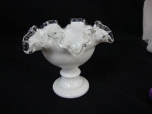 Load image into Gallery viewer, Vintage Fenton Silver Crest Pedestal Epergne Vase No Flute

