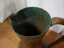 Load image into Gallery viewer, Vintage Copper on Tin UAE Floral Hammered Decor Ewer Pitcher
