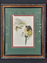 Load image into Gallery viewer, Vintage &quot;Speak!&quot; by Harrison Fisher Framed Print
