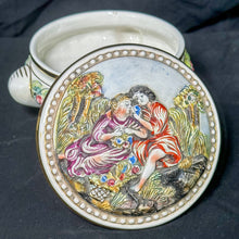 Load image into Gallery viewer, Vintage Capodimonte Italy Footed Decor Trinket Dish
