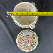 Load image into Gallery viewer, Vintage Capodimonte Italy Footed Decor Trinket Dish
