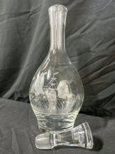 Load image into Gallery viewer, Vintage Etched Schooner Decanter &amp; Glasses (6) Set
