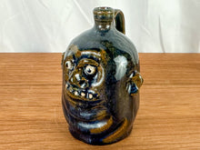 Load image into Gallery viewer, Signed Marvin Bailey &quot;Blue Ugly Face Jug with 5 Teeth&quot;
