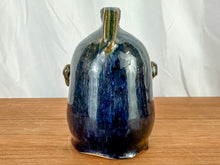 Load image into Gallery viewer, Signed Marvin Bailey &quot;Blue Ugly Face Jug with 5 Teeth&quot;
