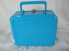 Load image into Gallery viewer, Vintage Aladdin Sesame Street Blue Plastic Lunchbox with Thermos
