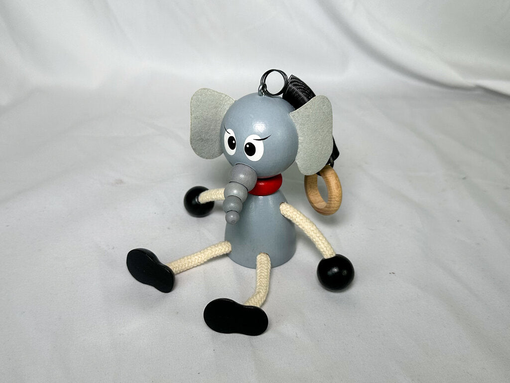 Vintage Bouncing Elephant Spring Toy