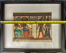 Load image into Gallery viewer, Signed Adel Ghabour Egyptian Papyrus Painting, Includes Certificate
