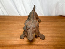 Load image into Gallery viewer, Vintage Cast Iron Dachshund-Shaped Doorstop/Boot Scraper
