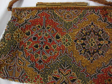 Load image into Gallery viewer, Vintage Frances Hirsch Belgium Handmade Beaded Woman&#39;s Evening Bag Purse
