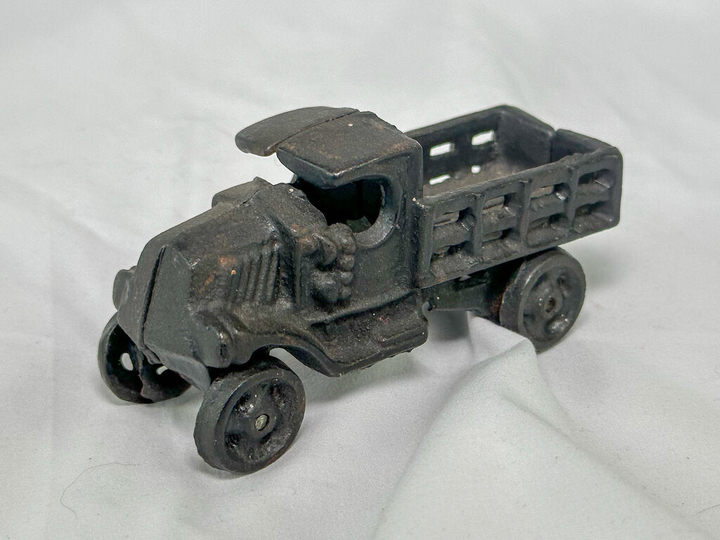 Vintage Reproduction Cast Iron Mack C Truck Toy
