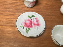 Load image into Gallery viewer, Crown Victorian Bone China Child&#39;s Miniature Tea Set - Pink Rose
