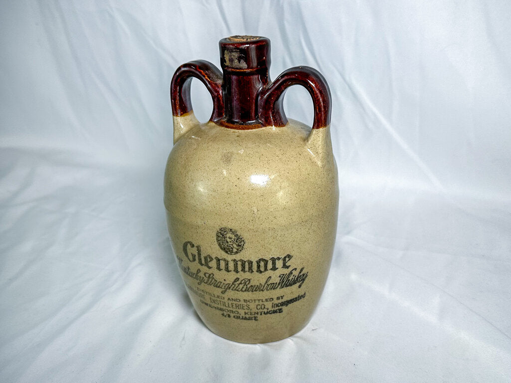 1940s Glenmore Kentucky Straight Bourbon Whiskey Jug