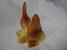 Load image into Gallery viewer, Vintage Ceramic Dachshund Dresser Ring Caddy Dish
