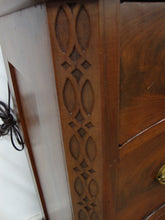Load image into Gallery viewer, Antique Chippendale Serpentine Mahogany Four Drawer Chest of Drawers
