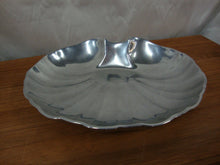 Load image into Gallery viewer, Vintage Wilton Armetale Metal Shell Serving Shallow Dish Platter
