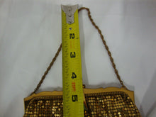 Load image into Gallery viewer, Vintage Whiting &amp; Davis Gold Mesh Purse with Chain Strap
