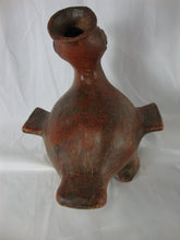 Load image into Gallery viewer, Vintage Mexico Clay Folk Pottery Duck Figure

