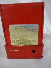 Load image into Gallery viewer, Vintage Uncle Sam&#39;s Red Tin Cash Register Mechanical Coin Bank
