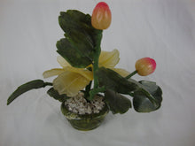 Load image into Gallery viewer, Vintage Glass and Stone Small Flower Tree Decor
