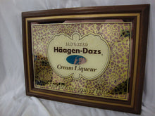 Load image into Gallery viewer, Vintage Imported Haagen-Dazs Cream Liqueur Mirrored Bar Sign
