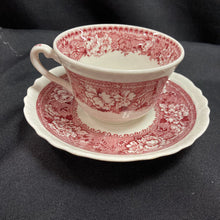 Load image into Gallery viewer, Vintage Warwick Tudor Rose Teacup and Saucer Set
