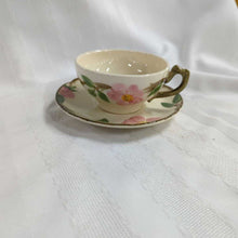 Load image into Gallery viewer, teacup and saucer, Franciscan, Desert Rose, usa backstamp
