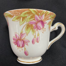 Load image into Gallery viewer, Rosina Teacup and Saucer with Pink Fuchsia
