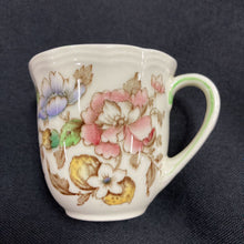 Load image into Gallery viewer, Royal Doulton &quot;Monmouth&quot; Demitasse Wild Flower Teacup and Saucer
