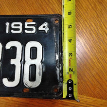 Load image into Gallery viewer, 1954 Virginia Automobile License Plate T53-338
